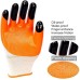 Donizard Tiger Multipurpose Heavy Duty Reusable Coated Safety for Industrial Contraction Nitrile, Nylon Safety Gloves