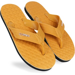 Men Slippers  (Tan,6)