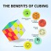 KOBBET Best Buy Magic Cube High Speed High Stability Sticker Less Smooth Cube Puzzle Educational /Learning Toys Gifts Toys Kids Mind Game Toy Sticker Less 3x3x3 Speed Magic Cube