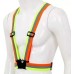 JLG High Visibility High Quality Multi Color Reflective Vest for Outdoor Sports ,Night Cycling Reflector Strips Cross Belt Stripes Adjustable Vest Safety Jacket