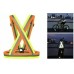 JLG High Visibility High Quality Multi Color Reflective Vest for Outdoor Sports ,Night Cycling Reflector Strips Cross Belt Stripes Adjustable Vest Safety Jacket